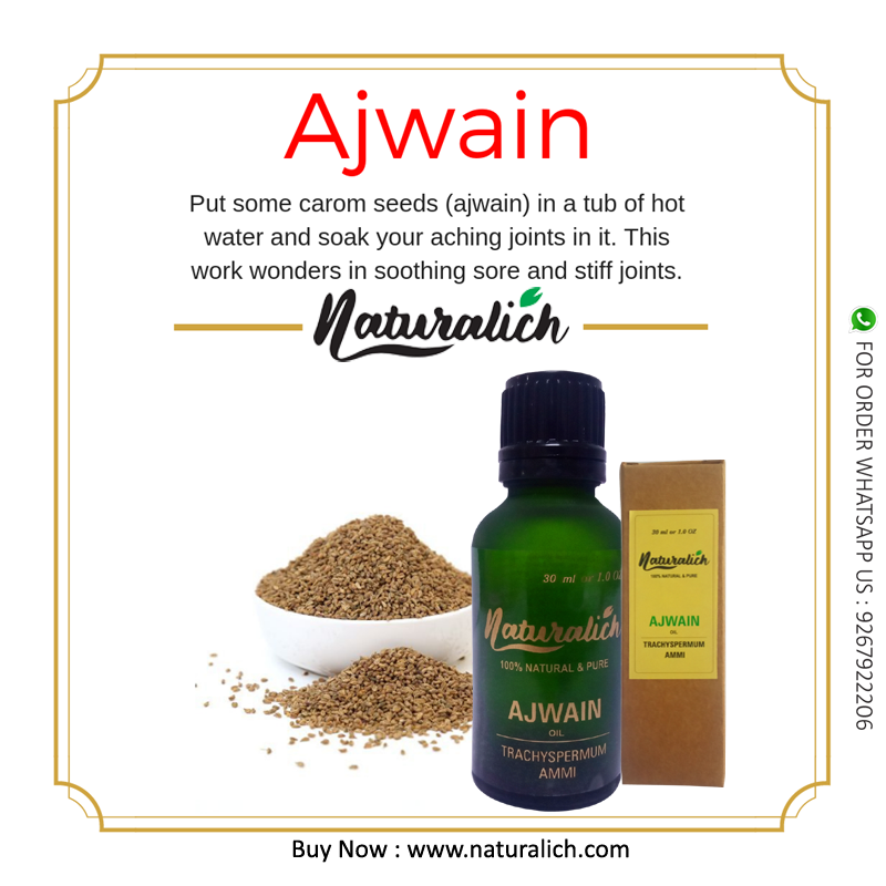 Naturalich Ajowan Seed Oil 30 ML 100 Pure & Natural