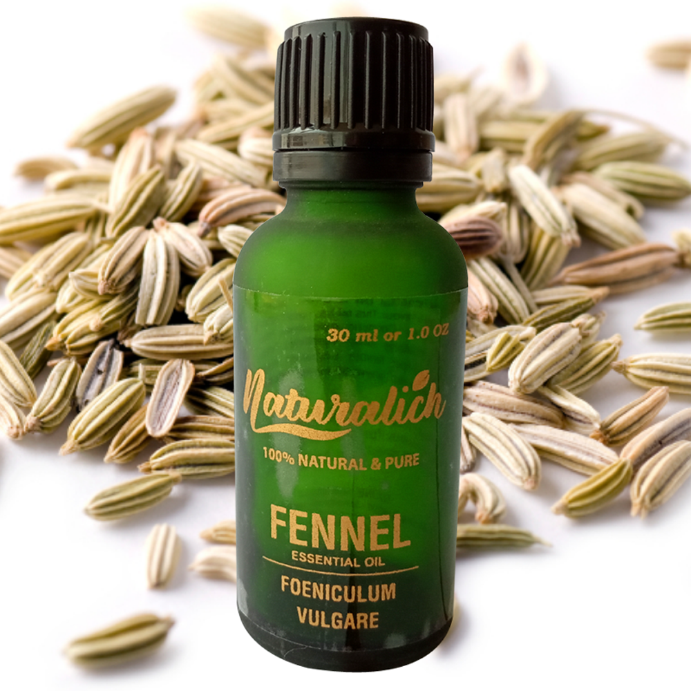 Naturalich Fennel Essential Oil 100 % Pure & Natural