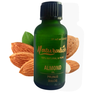 Naturalich Almond Oil 15 ML, 100 % Pure & Natural Almond Oil 30 ML, Almond Pure and Oil 15 ML, Naturalich Almond Oil Scfe Co2 30 ML, | Liquid Almond Oil with Dropper