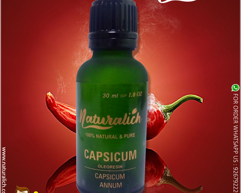 Naturalich Capsicum Oleoresin 100 % Pure & Natural 30 ml