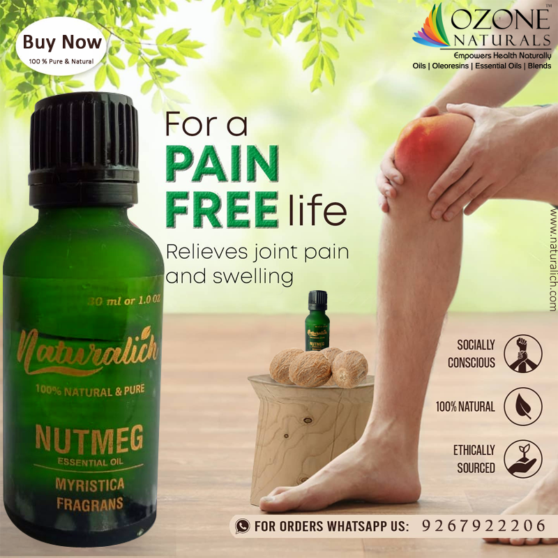 Buy Now Naturalich Nutmeg Essential Oil Manufacturere from India