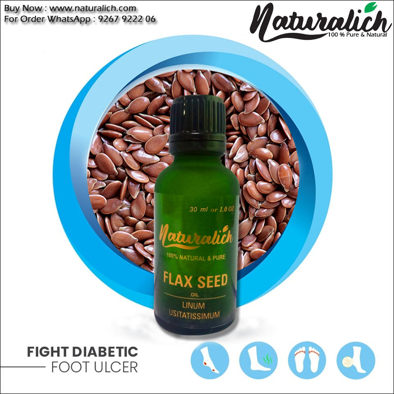 Naturalich 100 Pure & Natural Flax seed Oil (30 ml)