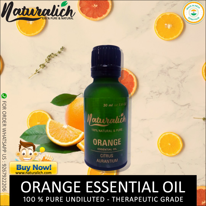 Orange Essential Oil - 100 % Pure Undiluted - Therapeutic Grade