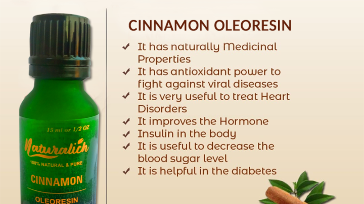 Naturalich Cinnamon Oleoresin (Faridabad) 15 ml 100% for Diffusers, Wardrobes, Concentration & Spirituality
