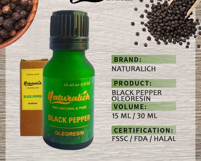 Black Pepper Oleoresin from Naturalich