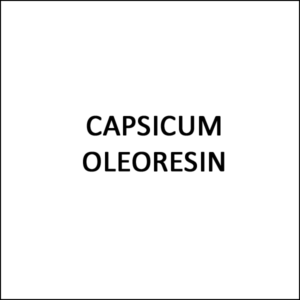 CAPSICUM OLEORESIN