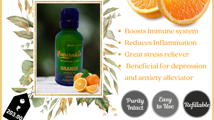 Buy Now Orange Oil 203 | 100 % Pure & Natural Orange Essential Oil