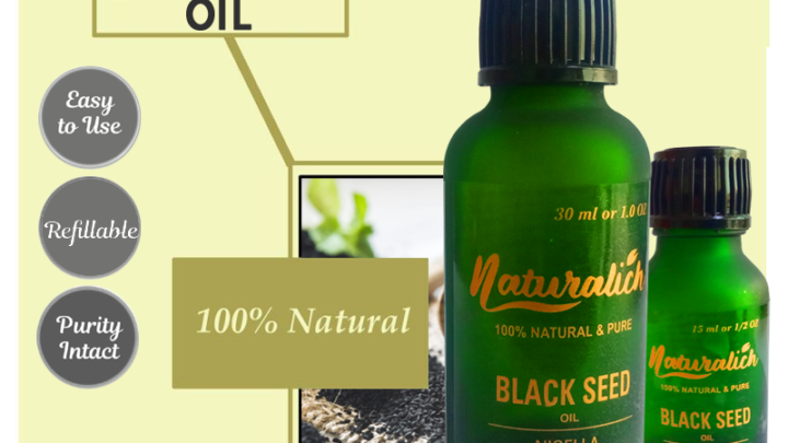 Co2 Black Seed Oil 15 ML | SCFE Black Seed Oil 30 ML - Naturalich