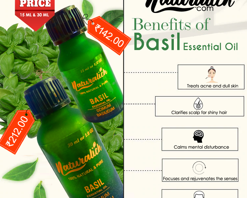 Basil Essential Oil 15 ML, Order Now Basil Essential Oil 30 ML