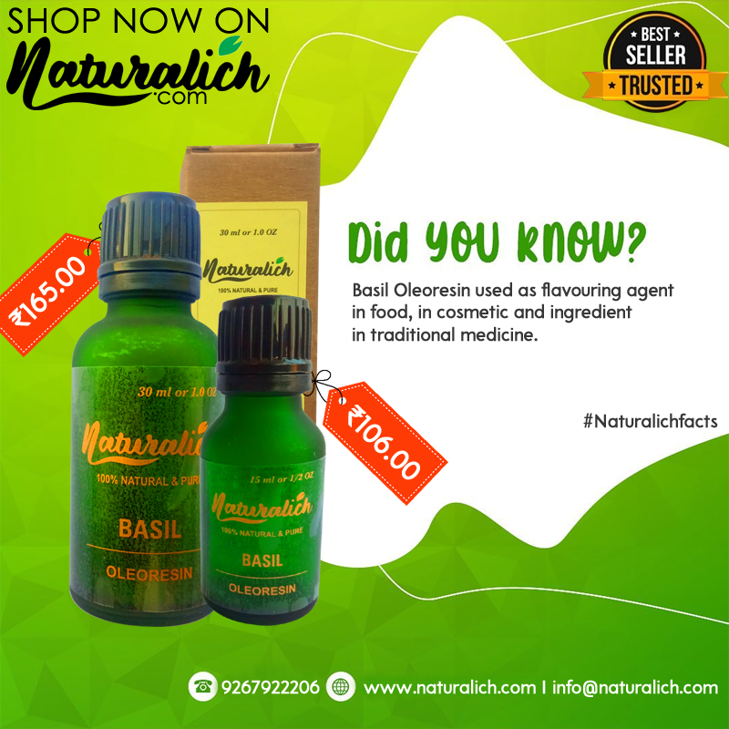Scfe Basil Oleoresin 15 ML, Co2 Basil Oleoresin 30 ML - Buy Now