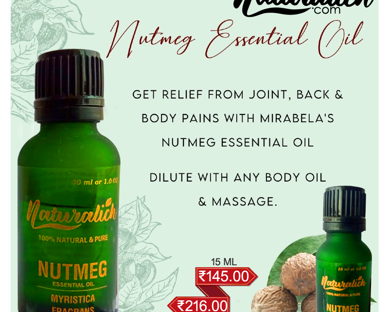Online Order Now Nutmeg Essential Oil 15 ML, Online Order Now Nutmeg Essential Oil 30 ML