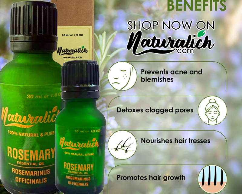 Buy Now Naturalich Rosemary Essential Oil 15 ML, Online Order Now Buy Now Naturalich Rosemary Essential Oil 30 ML