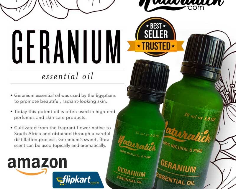 Buy Now Geranium Essential Oil 15 ML, Online Order Now Geranium Essential Oil 30 ML